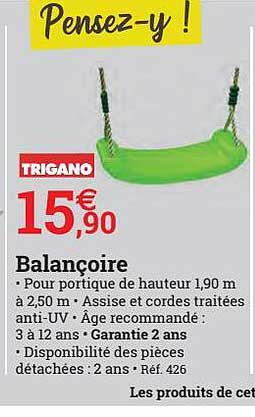 balançoire trigano