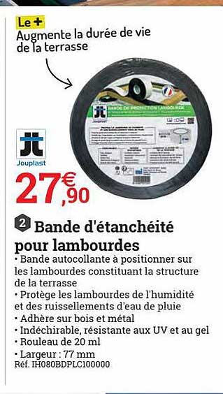 Bande D'étanchéité Pour Lambourdes
