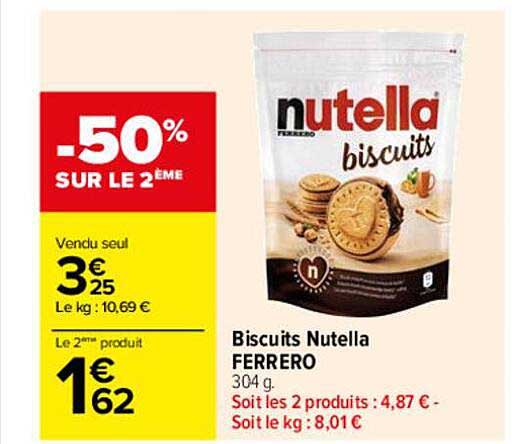 Biscuits Nutella Ferrero