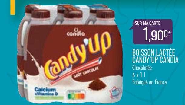 boisson lactée candy'up candia