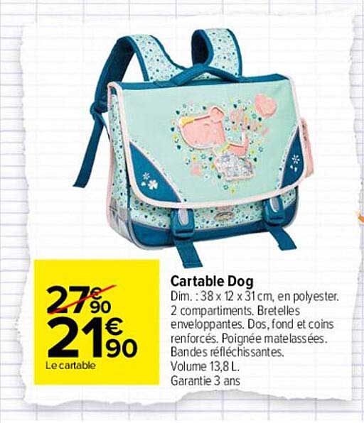 Cartable Dog