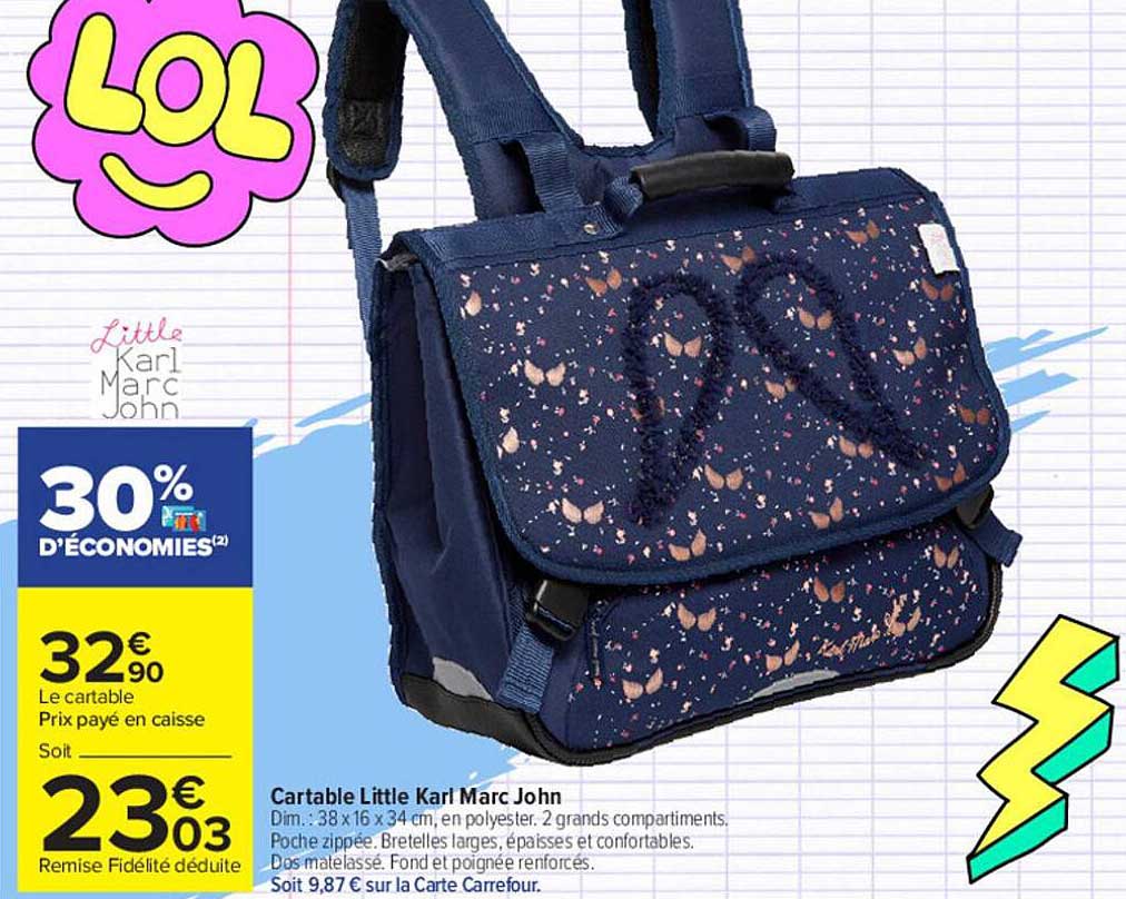 cartable little karl marc john