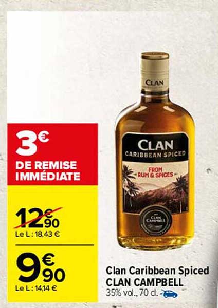 clan caribbean spiced clan campbell