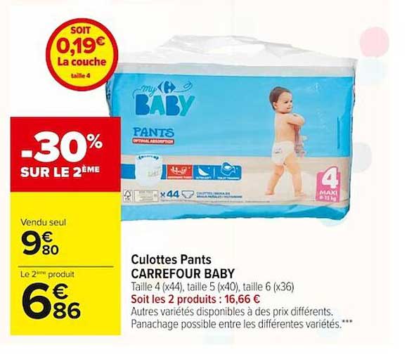 Culottes Pants Carrefour Baby