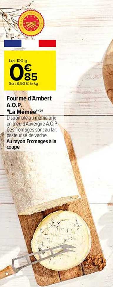 fourme d'ambert aop "la mémée"