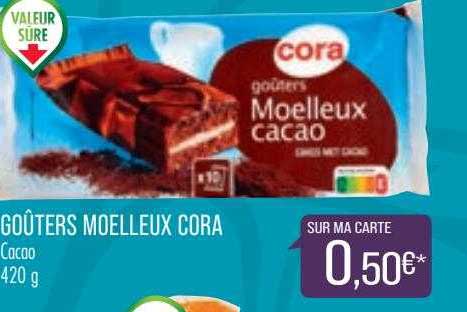 Goûters Moelleux Cora