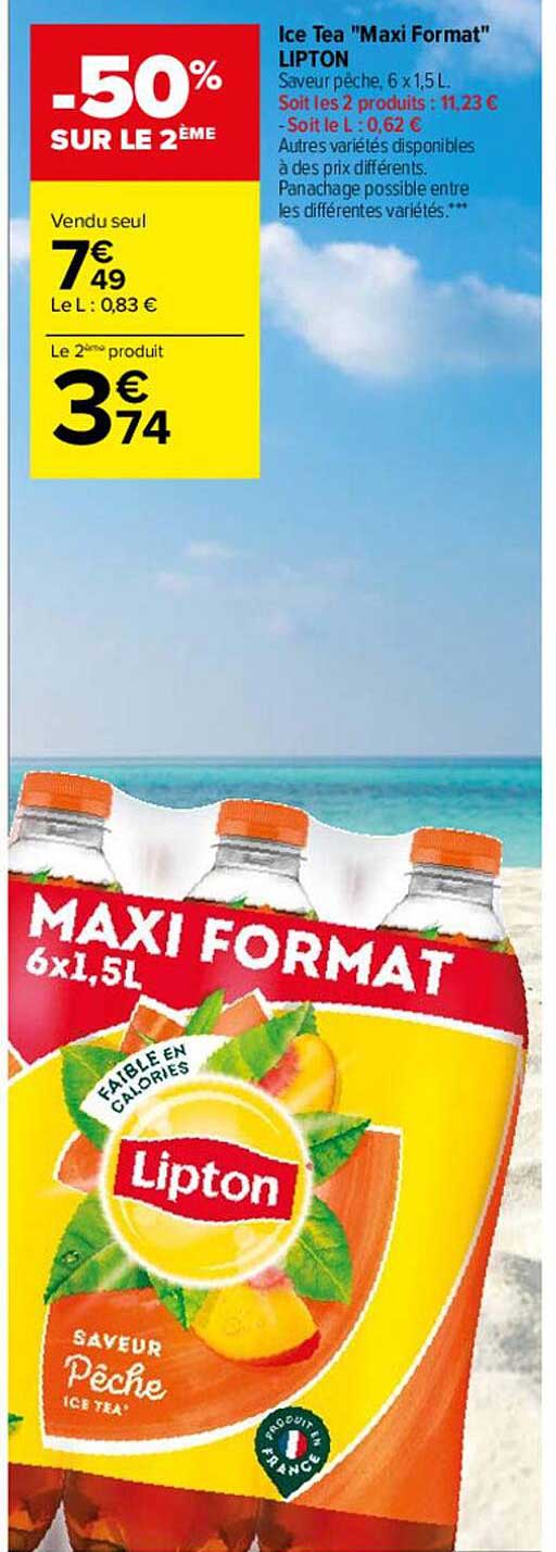 ice tea "maxi format" lipton