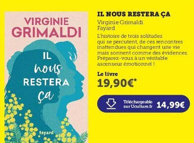 il nous restera ça virginie grimaldi fayard