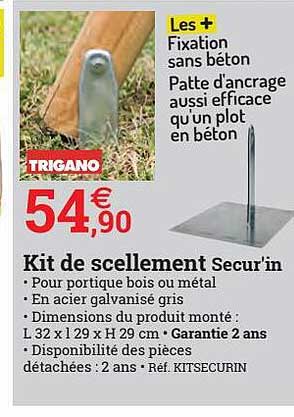kit de scellement secur'in