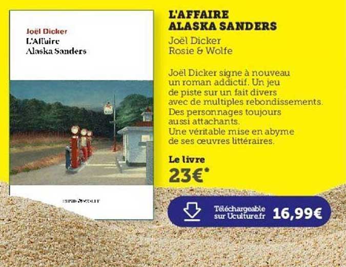 l'affaire alaska sanders joël dicker rosie & wolfe