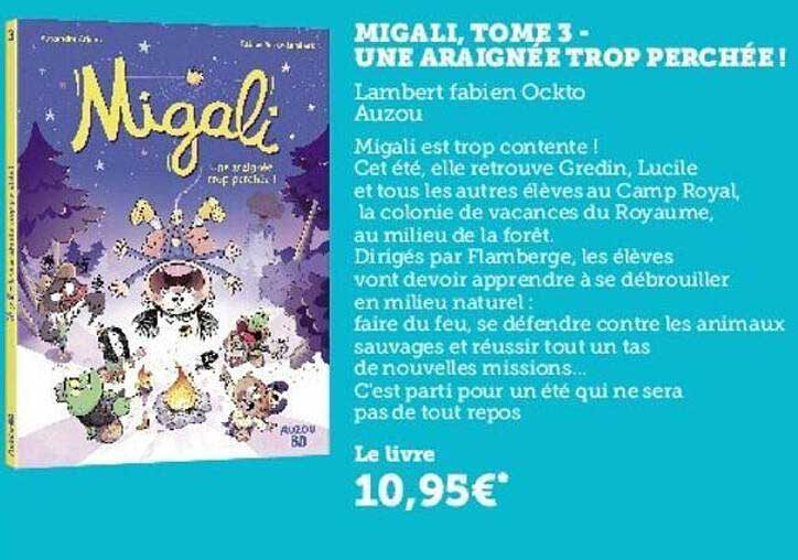 migali, tome 3 - une araignée trop perchée !