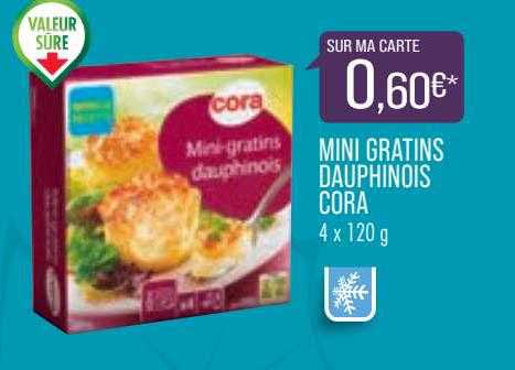 mini gratins dauphinois cora