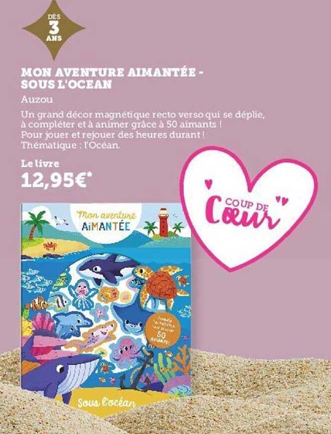 mon aventure aimantée sous l'océan auzou