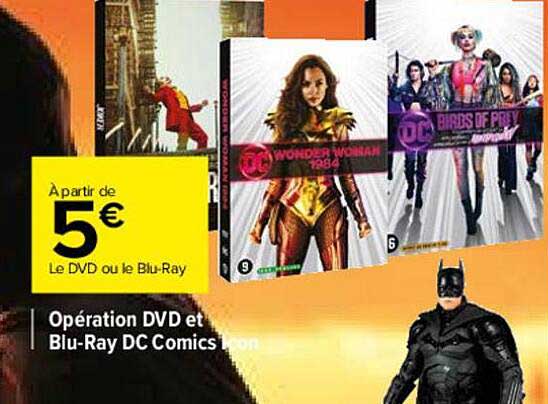 opération dvd et blu-ray dc comics icon