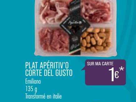 plat apéritiv'o corte del gusto