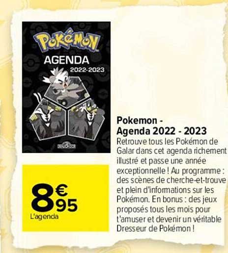 Pokemon - Agenda 2022-2023