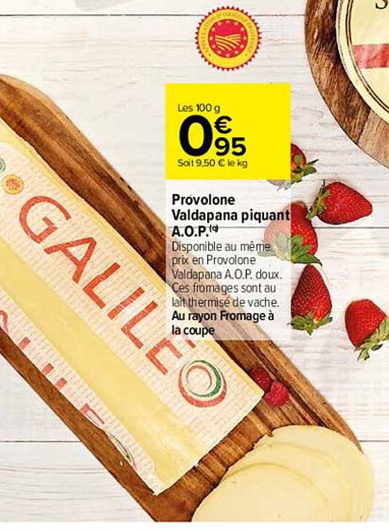 provolone valdapana piquant aop