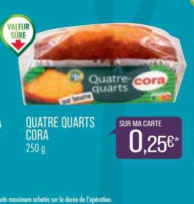 quatre quarts cora