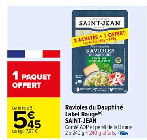 ravioles du dauphiné label rouge saint-jean