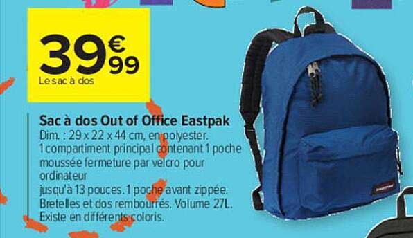 sac à dos out of office eastpak