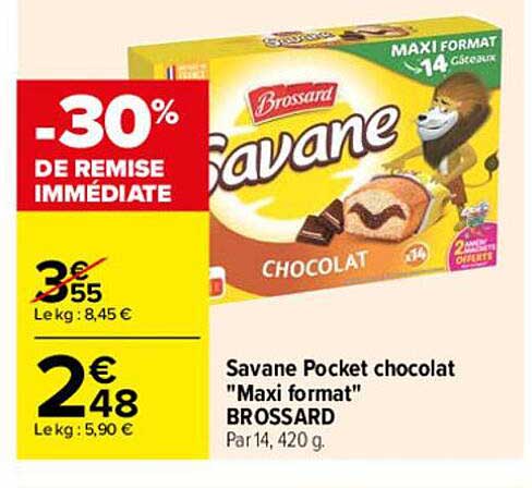savane pocket chocolat "maxi format" brossard