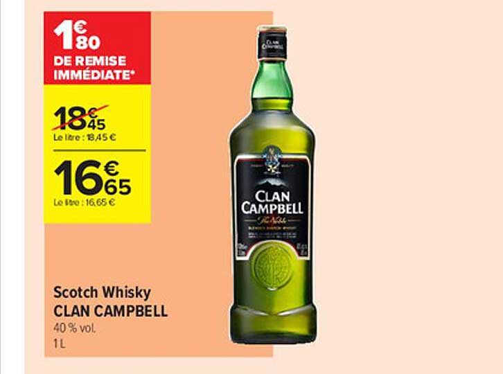 scotch whisky clan campbell