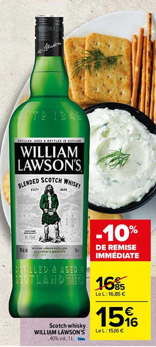 scotch whisky william lawson's