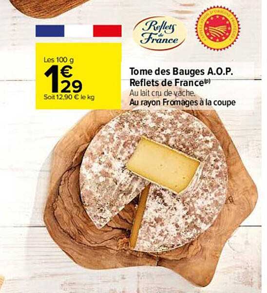 tome de bauges aop reflets de france