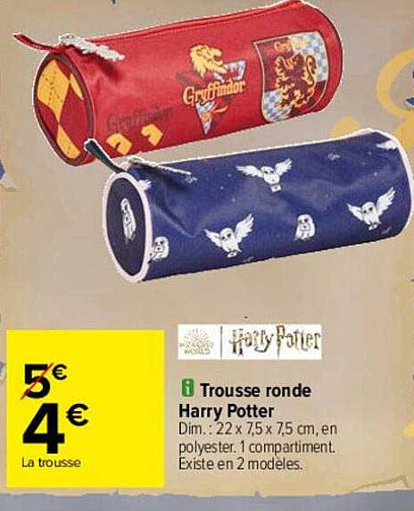 trousse ronde harry potter