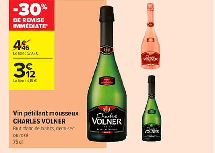 vin pétillant mousseux charles volner