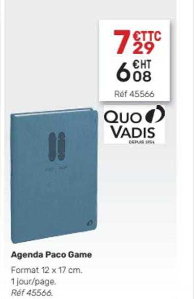 agenda paco game quovadis