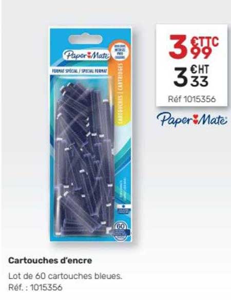 cartouches d'encre paper mate