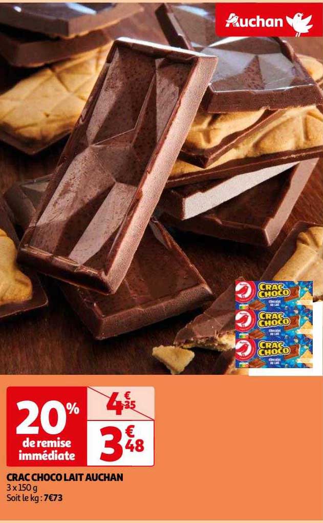 crac chocolat auchan