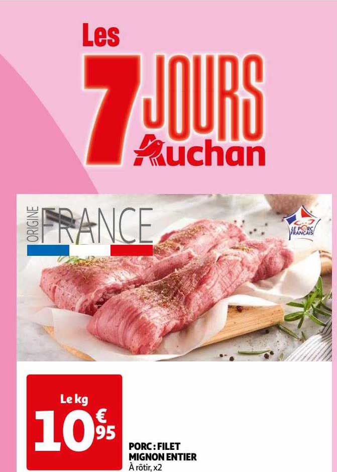 Porc : Filet Mignon Entier