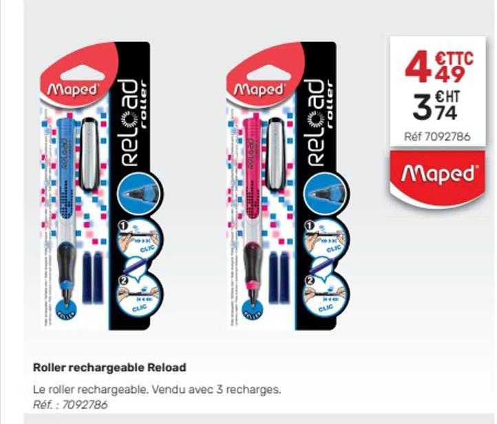 roller rechargeable reload maped