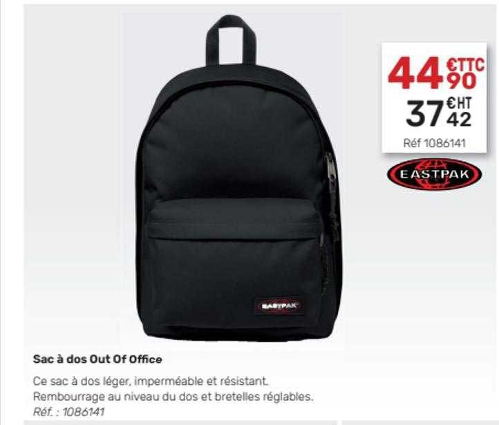 sac à dos out of office eastpak
