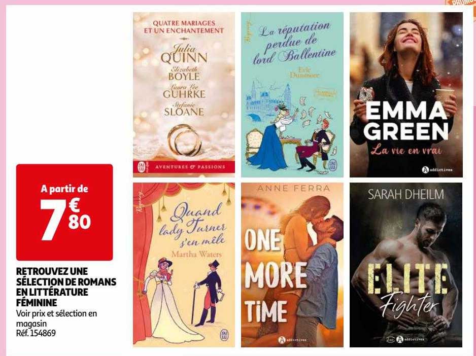 sélection de romans en littérature féminine