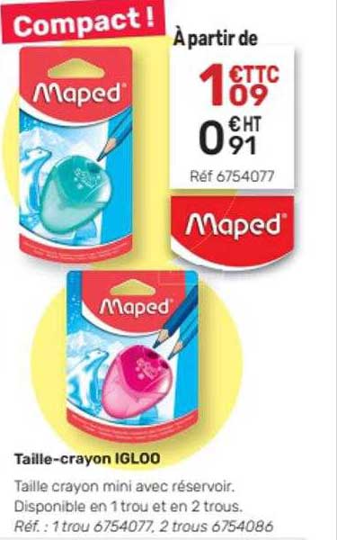 taille-crayon igloo maped
