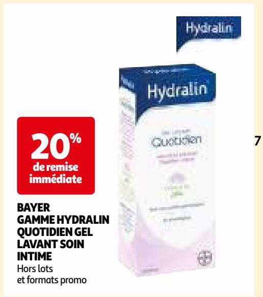 bayer gamme hydralin quotidien gel lavant soin intime