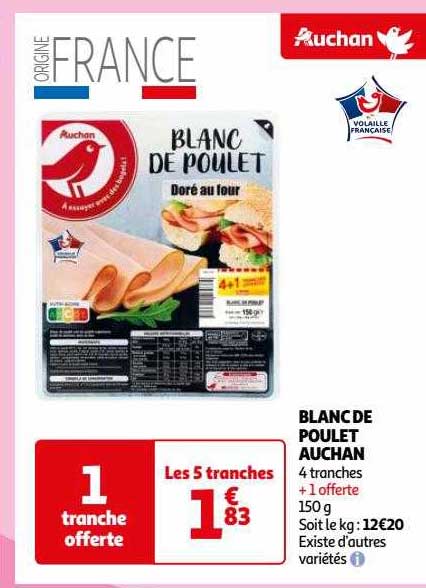 Blanc De Poulet Auchan