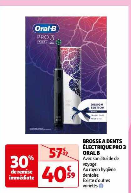 brosse à dents électrique pro 3 oral b