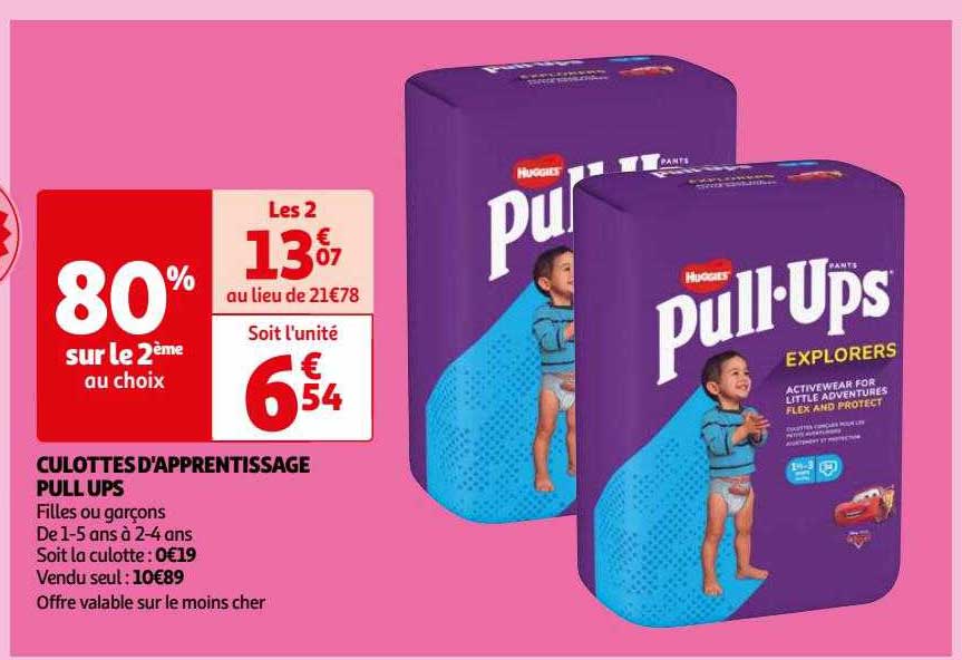 culottes d'apprentissage pull ups