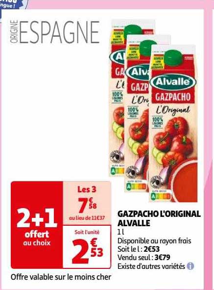 Gazpacho L'original Alvallé