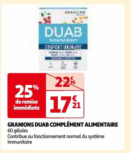 granions duab complément alimentaire