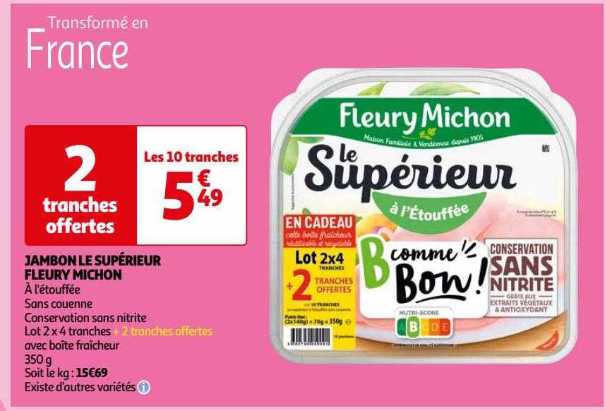 jambon le supérieur fleury michon