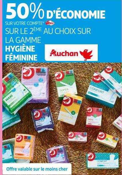 la gamme hygiène féminine