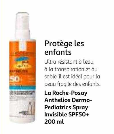 la roche-posay anthelios dermo-pediatrics spray invisible spf50+ 200ml