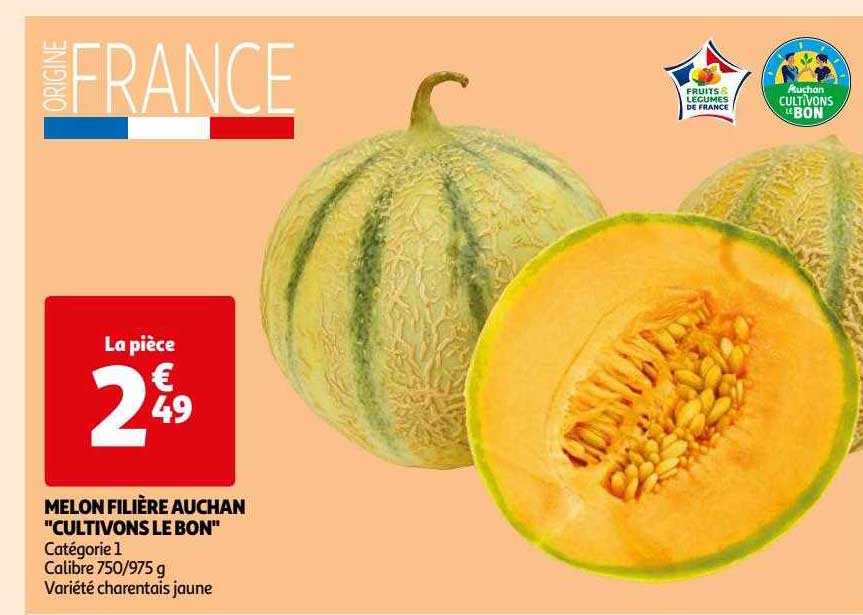 melon filière auchan "cultivons le bon"