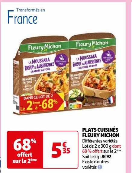 plats cuisinés fleury michon