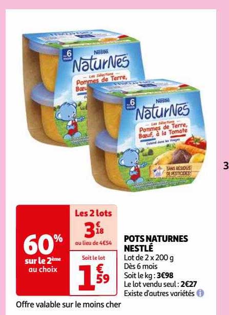 pots naturnes nestlé